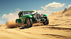 Oldtimer-Rallye-Auto in der Wüste spritzt Dreck hinein | Stock Illustration