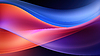 Vibrant abstract blue and purple waveform with flui | Stock Illustration