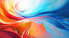Abstract colorful 3D artwork with flowing waves of | Stock Illustration