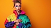 Retrato de moda de estilo joven de los 90 con | Ilustración