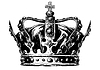 Vector clipart: Vintage crown of king or queen, ink drawing. Kingdo