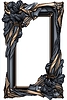 3D ornate frame in art deco and art nouveau style | Stock Illustration