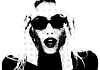 Old school pixel portrait of woman in early compute