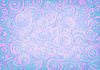 Vector clipart: Abstract psychedelic background with circles and