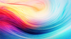 Abstract colorful 3D artwork with flowing waves of | Stock Illustration