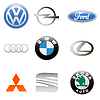 Vector clipart: New auto logo set