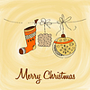 Vector clipart: Christmas card