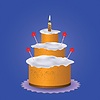 Vector clipart: sweet cake
