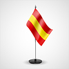 Vector clipart: Colorful table flag