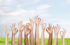 Human hands showing ok sign | Stock Foto