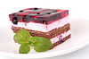 Köstliche Kuchen Stück | Stock Foto