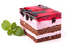 Köstliche Kuchen Stück | Stock Foto