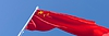 3D-Wiedergabe der Nationalflagge von China, die herein winkt | Stock Illustration