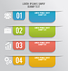 Vector clipart: Set of bookmarks, stickers, labels, tags