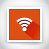 Vector clipart: Icon of wifi for web and mobile applications