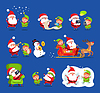 Vector clipart: Santa and Elf Collection,