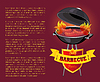 Vector clipart: Hot BBQ Barbeque Party Poster