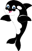 Vector clipart: Killer whale