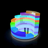 Abstract colorful structure | Stock Illustration