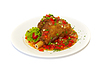 Carne con verduras | Foto de stock