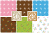 Vector clipart: Collection of butterflies