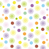 Vector clipart: ornament of different colors.