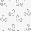 Vector clipart: Abstract pattern of roosters
