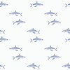 Vector clipart: Ornament of small sharks
