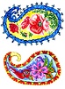 Paisley Blumenkunst | Stock Illustration