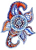 Paisley Blumenkunst | Stock Illustration