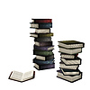 3d стопка книг | Иллюстрация