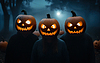 Halloween-Konzept, Menschen in festlichen Kostümen für hallo | Stock Foto