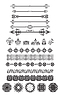 Vector clipart: Set of vintage decor