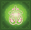 Vector clipart: Decor Green