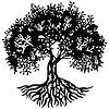 Vector clipart: Decor silhouette tree