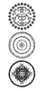 Vector clipart: Decorative circles