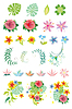 Vector clipart: Decorative vegetation