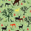 ID 6278761 | Seamless pattern with deers and trees | Stock Vector Graphics ID 6278761 | Seamless pattern with deers and trees | Stock Vector Graphics | CLIPARTO