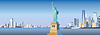 Vector clipart: New York-city silhouette