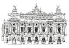 Vector clipart: Opera Garnier in Paris