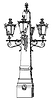 Vector clipart: ancient lantern