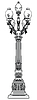 Vector clipart: street lamp-