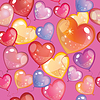 Vector clipart: Seamless valentines day pattern 10