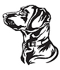 Decorative portrait of Dog Labrador Retriever