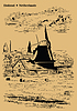 Vector clipart: Brown hand drawing Holland 