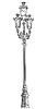 Vector clipart: street lamp