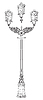 Vector clipart: street lamp