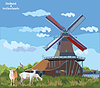 Vector clipart: Colorful Holland 