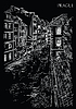 Vector clipart: Black hand drawing Prague 