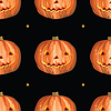 Vector clipart: Halloween seamless pattern 